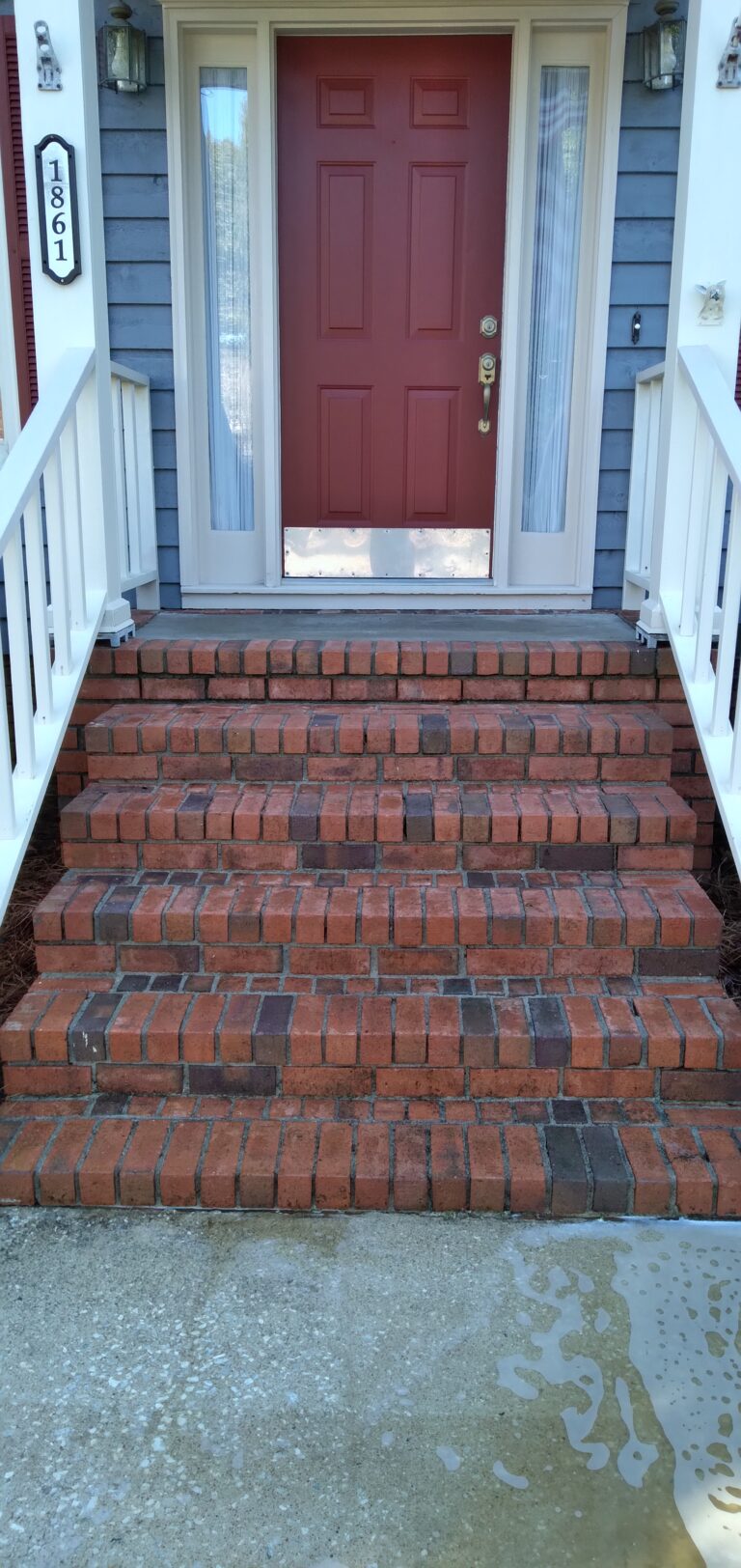 After Brick Cleaning