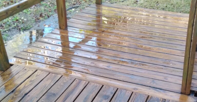 After Our Deck Wash Service