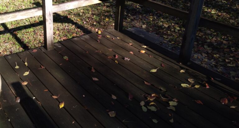 Before Our Deck Cleaning Service